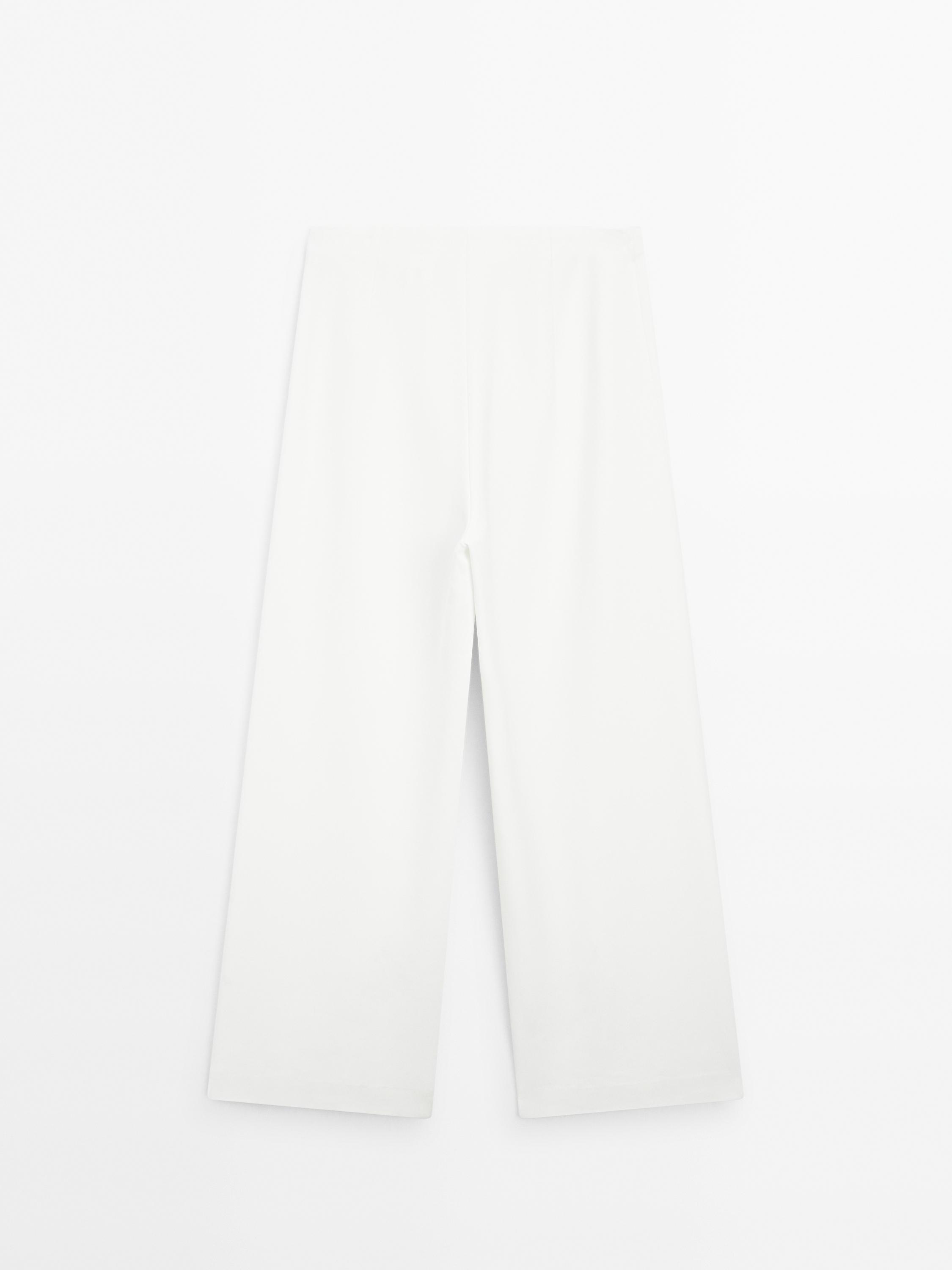 High-waist palazzo trousers - STUDIO